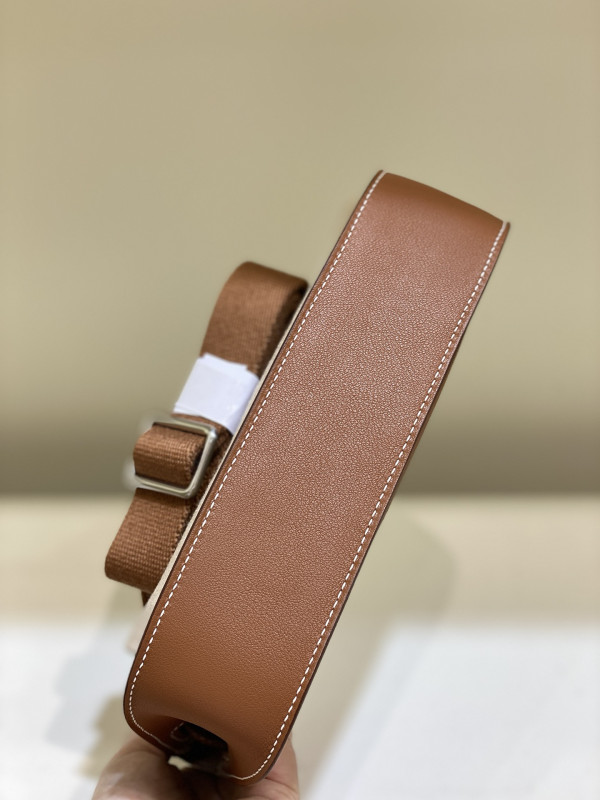 H**mes jypsiere mini bag in swift leather gris meyer