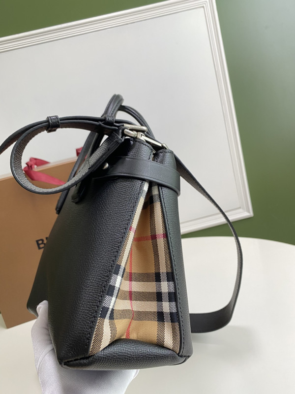 B**rry check bowling bag-26*12*19cm