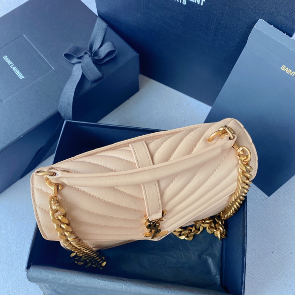 Y*L medium leather shoulder bag-24*17*6.5cm