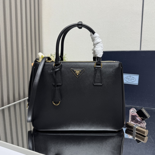 Pra*a large galleria leather bag-32*24*14cm